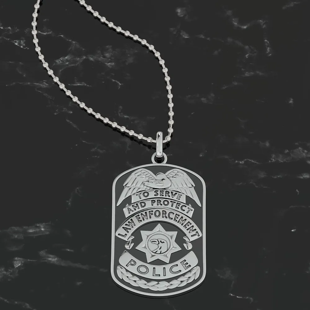 Police dog tag