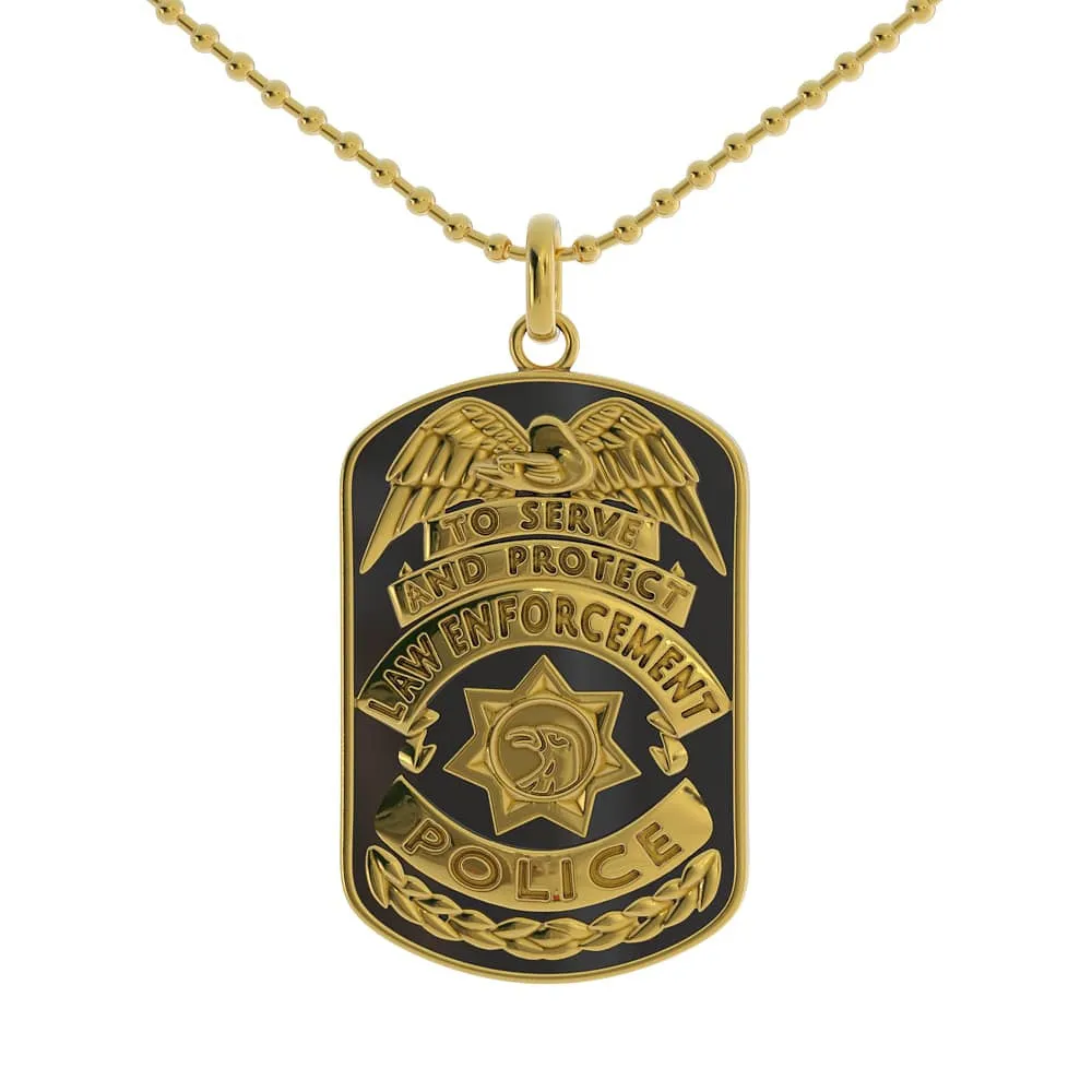 Police dog tag