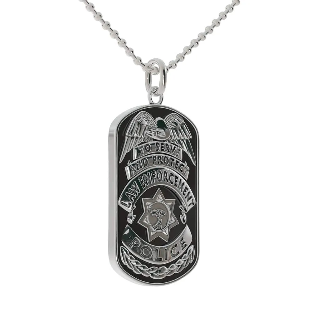 Police dog tag