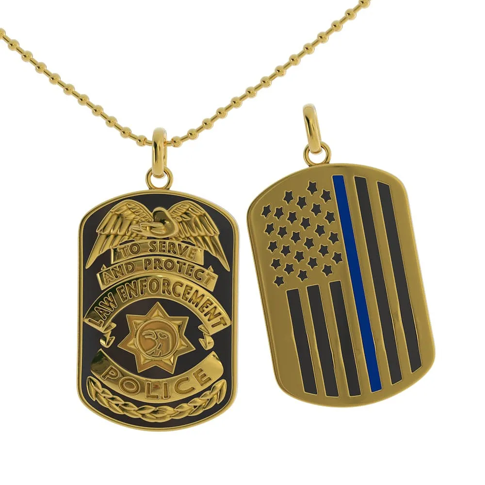 Police dog tag