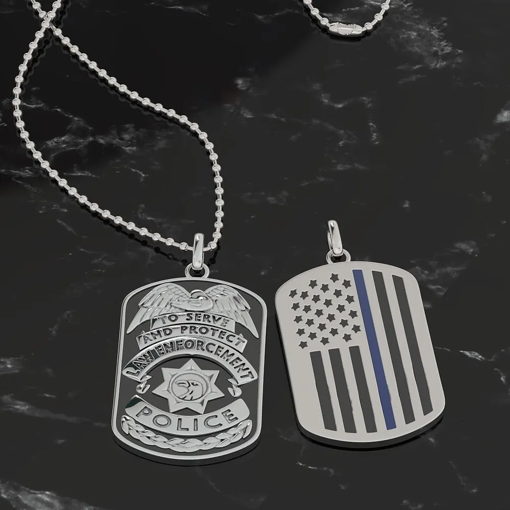 Police dog tag