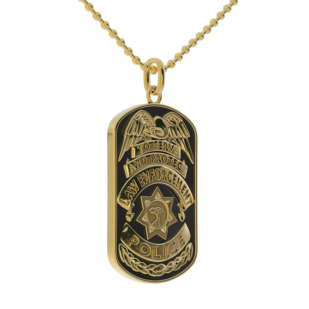 Police dog tag