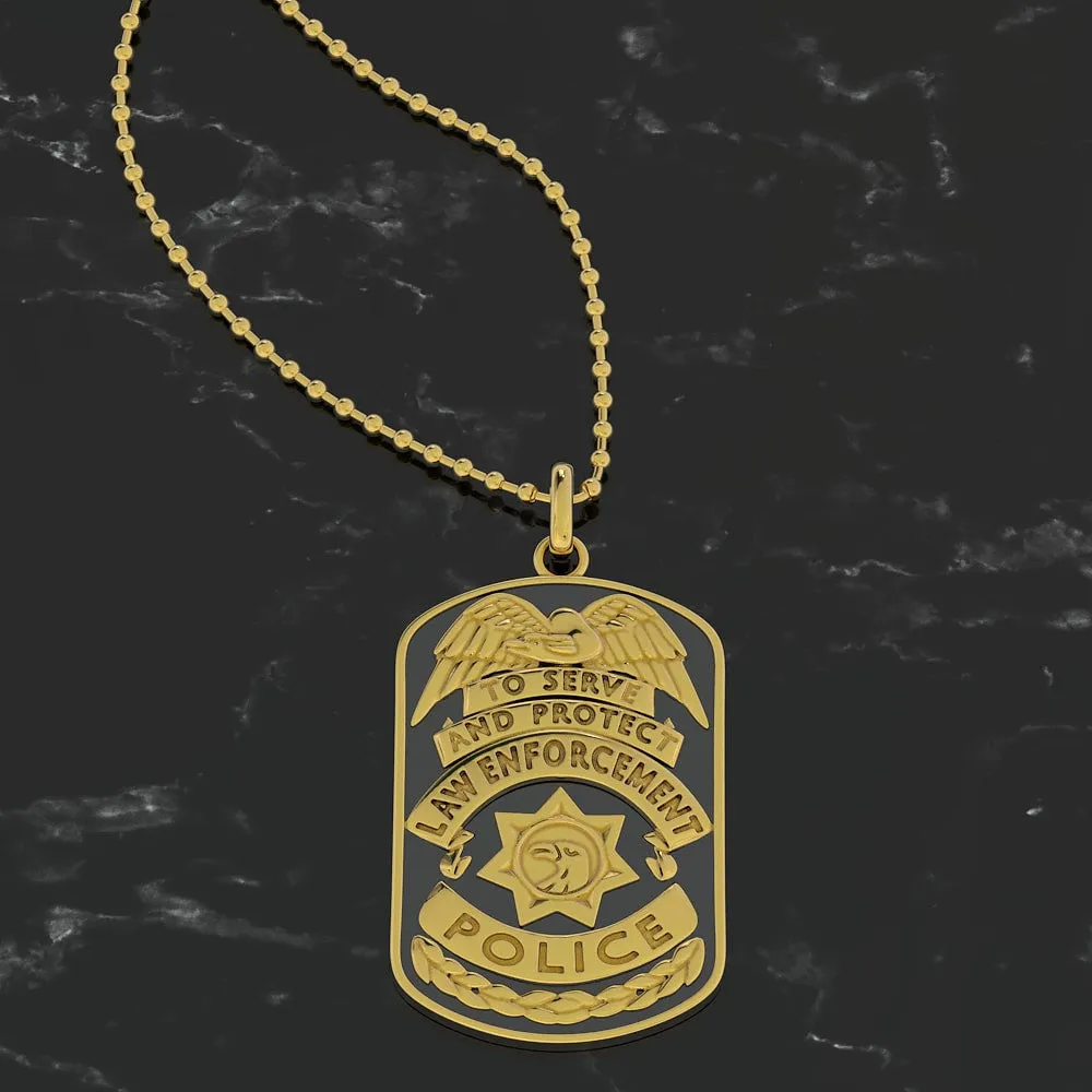 Police dog tag