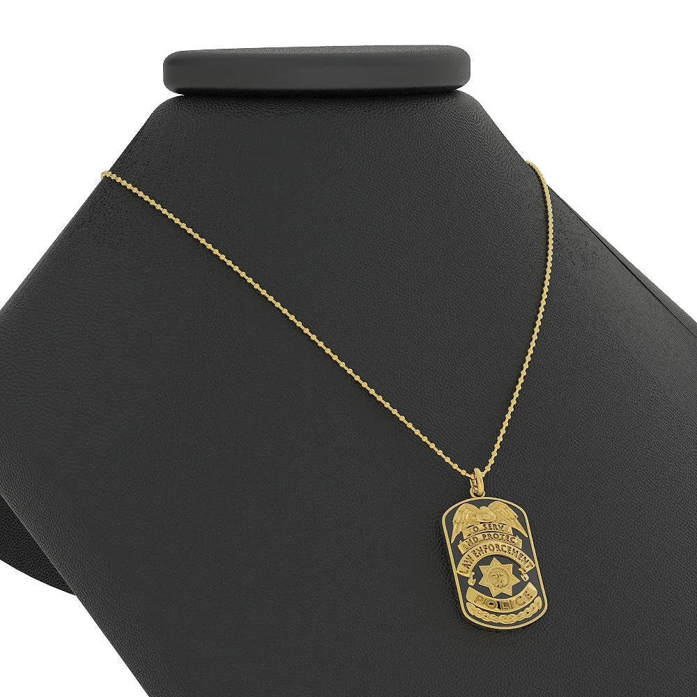 Police dog tag