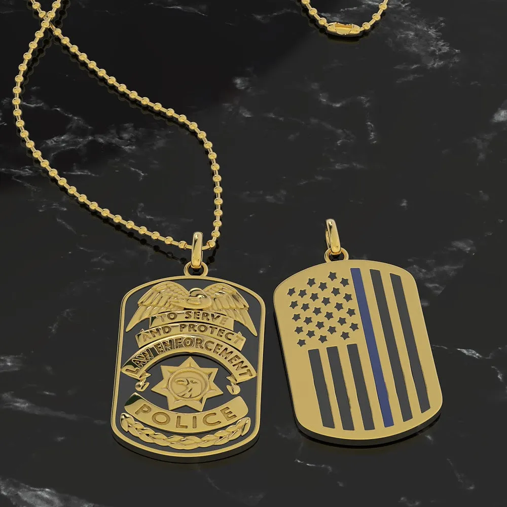 Police dog tag
