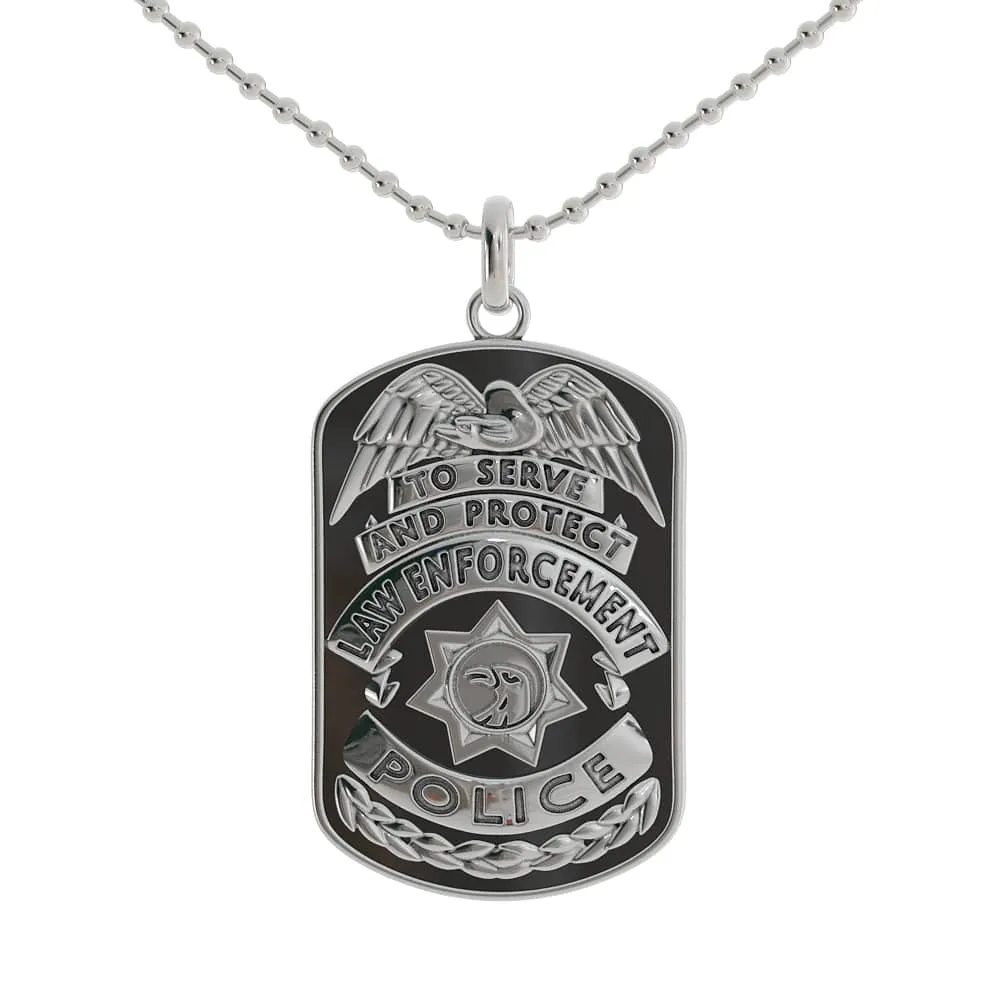 Police dog tag
