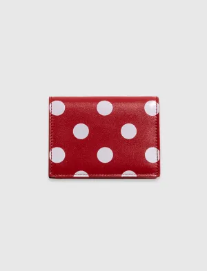 POLKA DOT LEATHER WALLET