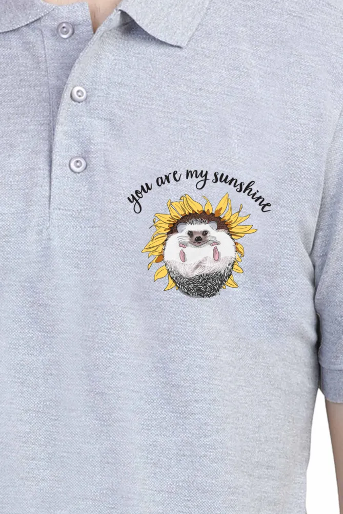 Polo Neck T-Shirt (Men) - Sunny Side Up (10 Colours)
