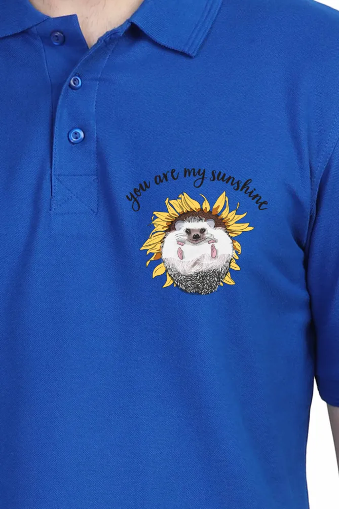 Polo Neck T-Shirt (Men) - Sunny Side Up (10 Colours)