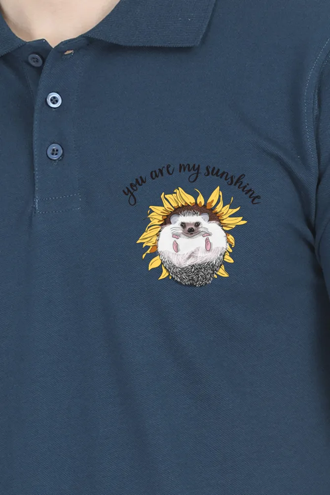 Polo Neck T-Shirt (Men) - Sunny Side Up (10 Colours)