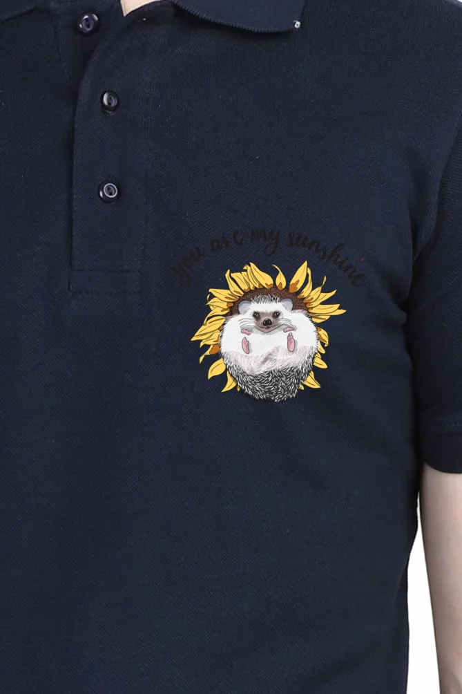 Polo Neck T-Shirt (Men) - Sunny Side Up (10 Colours)