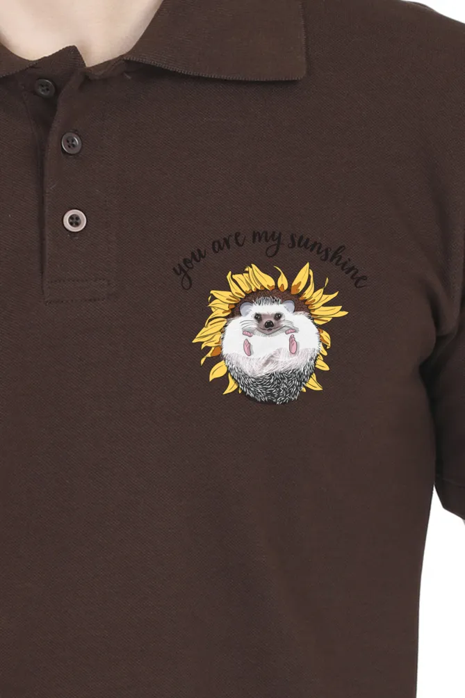 Polo Neck T-Shirt (Men) - Sunny Side Up (10 Colours)