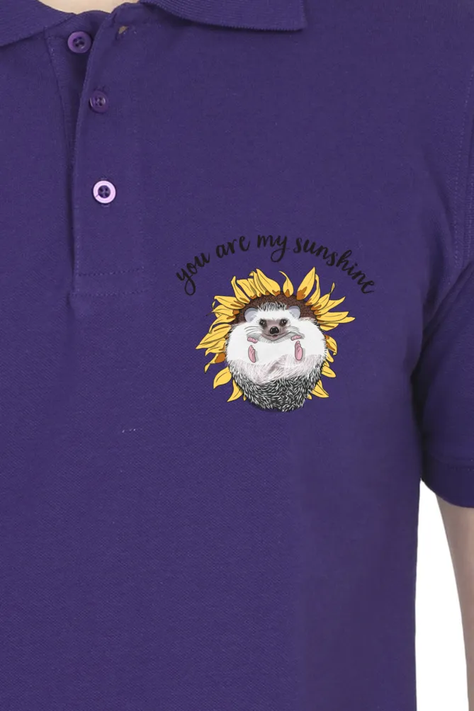 Polo Neck T-Shirt (Men) - Sunny Side Up (10 Colours)