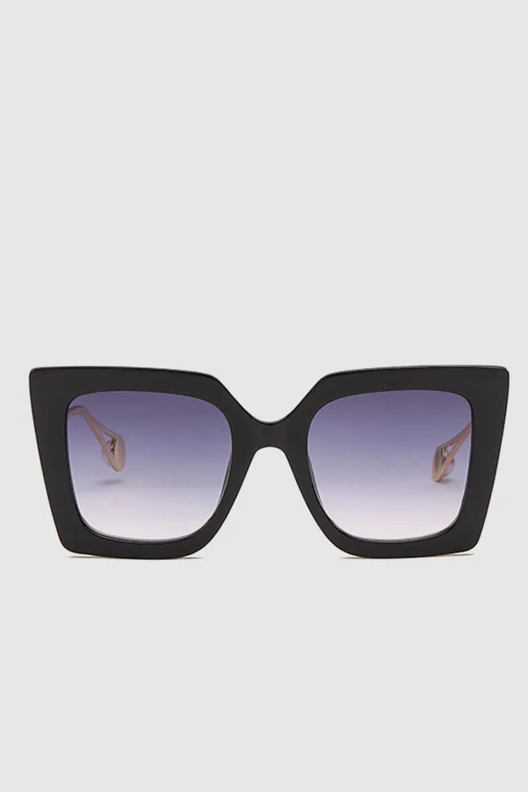 PopBae Women's Retro Cat Sunglasses With Pearl Detail In Tortoise