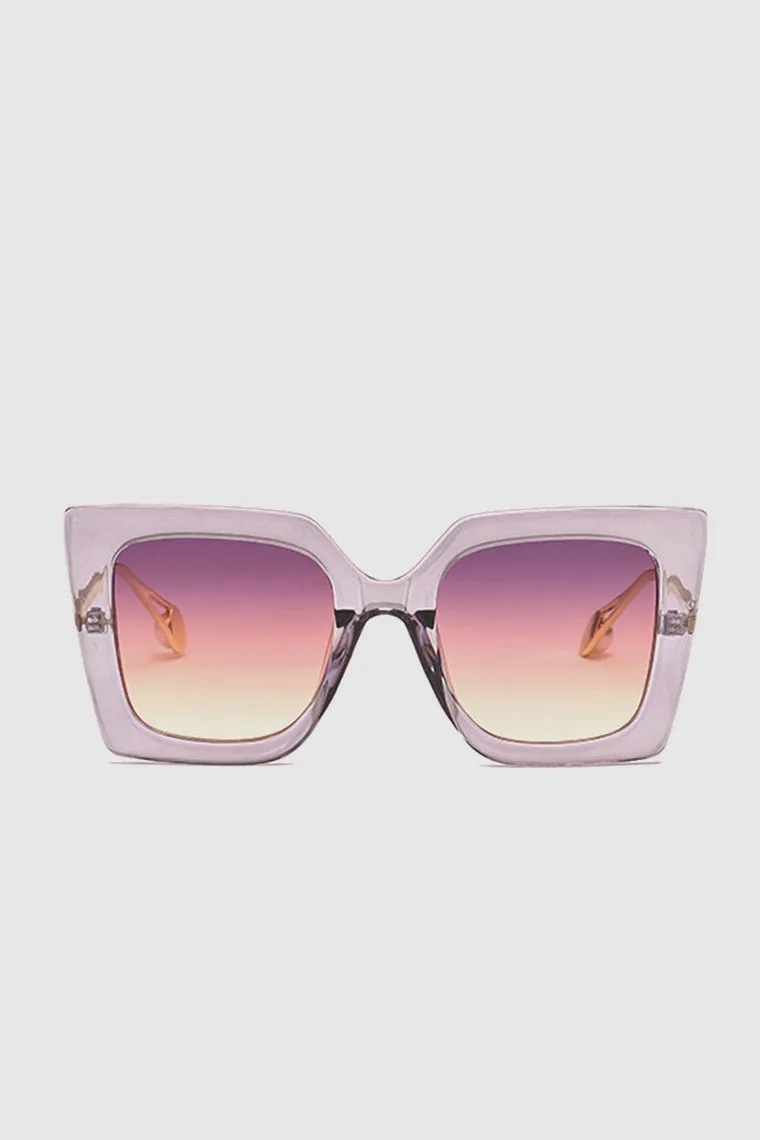 PopBae Women's Retro Cat Sunglasses With Pearl Detail In Tortoise