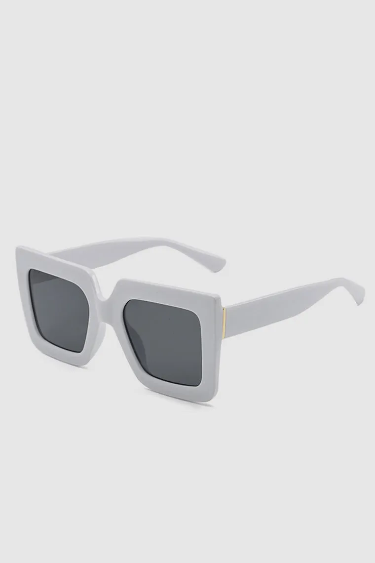 PopBae Women's Square Sunglasses In Sienna And Orange Ombre