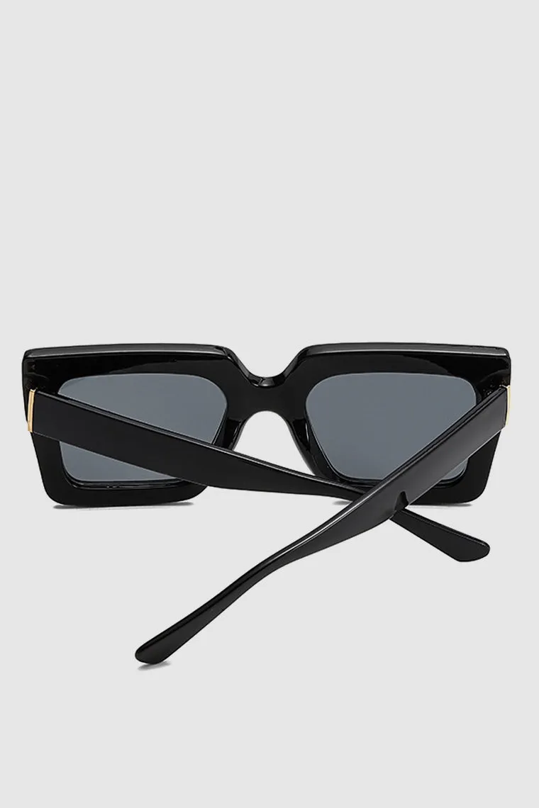 PopBae Women's Square Sunglasses In Sienna And Orange Ombre