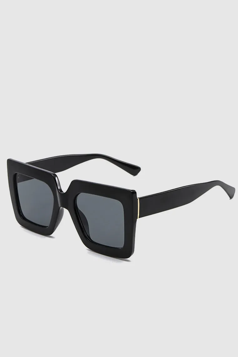 PopBae Women's Square Sunglasses In Sienna And Orange Ombre