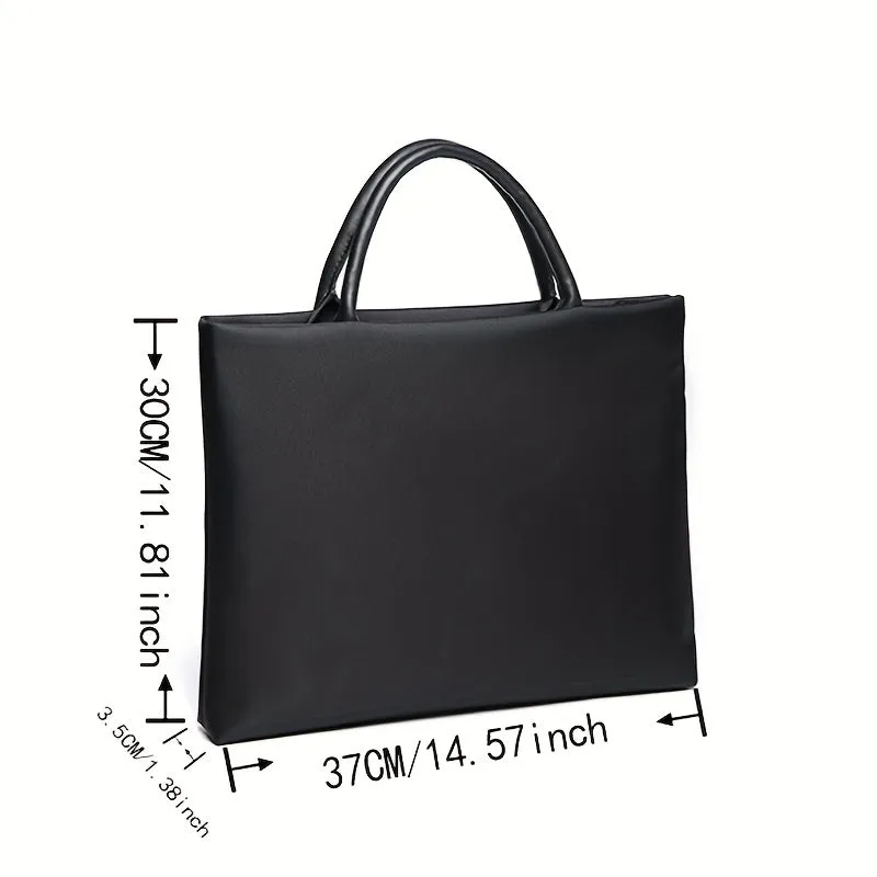 Portable Briefcase Fashion Casual Handbag For Men And Women General Large Capacity File Bag Laptop Bag