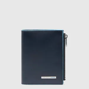 Portafoglio Verticale Piquadro Blue Square Blu