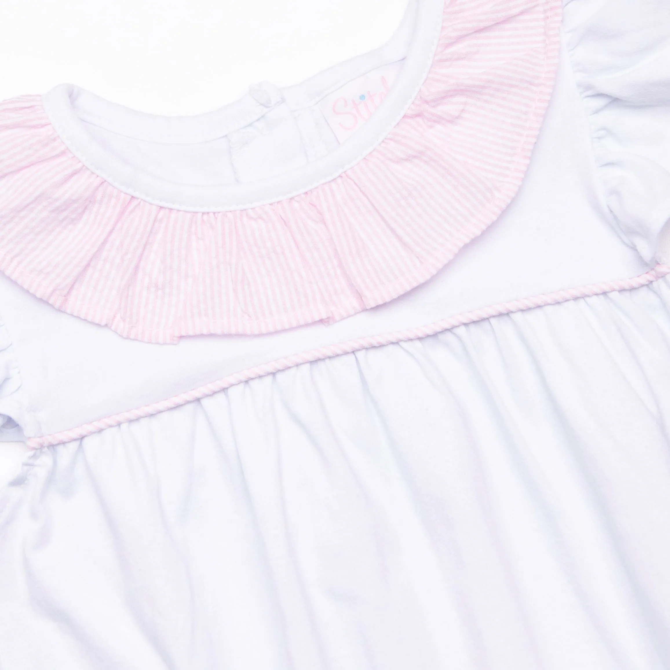 Pretty in Pink Bubble, White