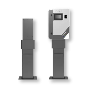 Project EV EV-FLRSTAND-40KW Pole floor stands for single gun 40KW units