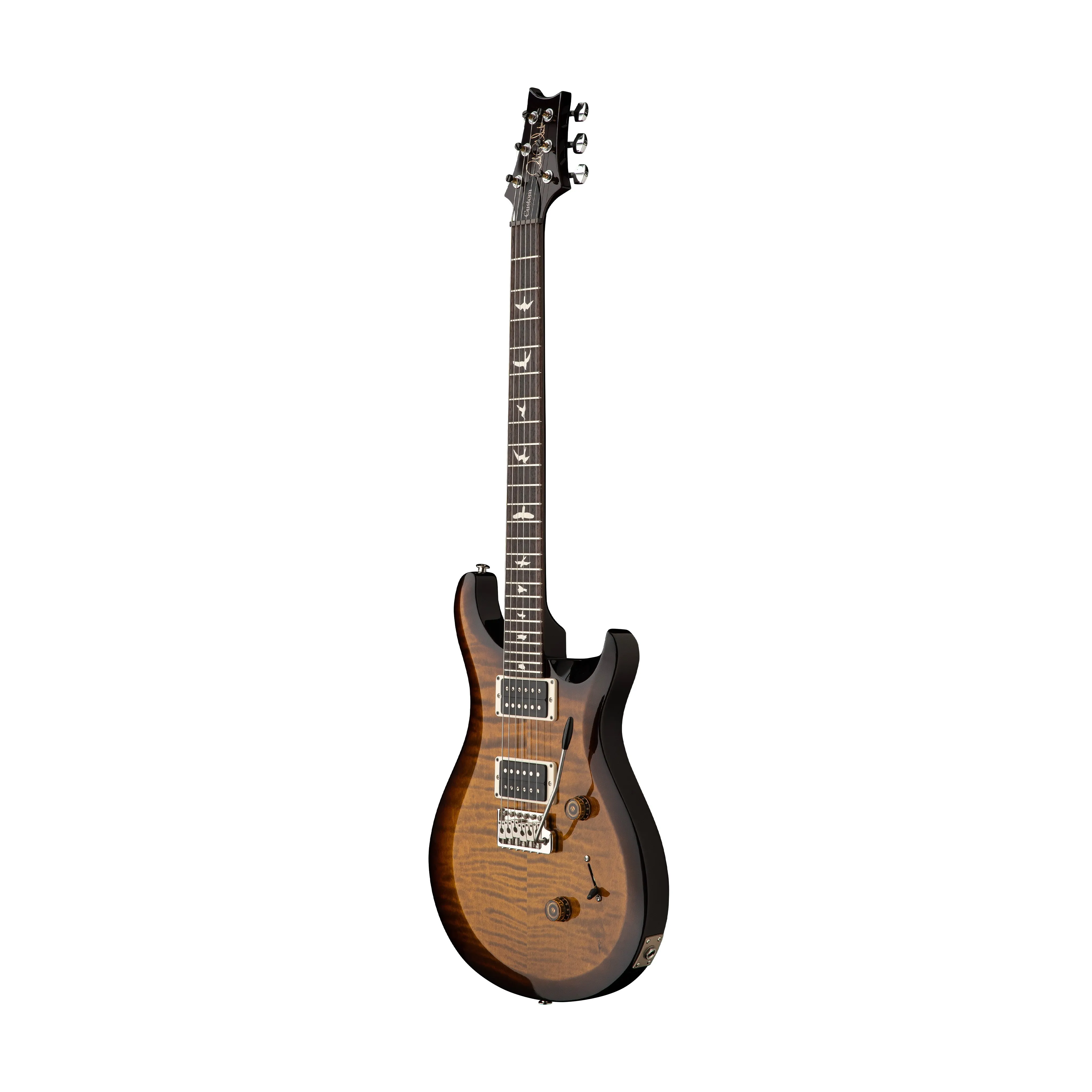PRS S2 Custom 24 Electric Guitar, Black Amber
