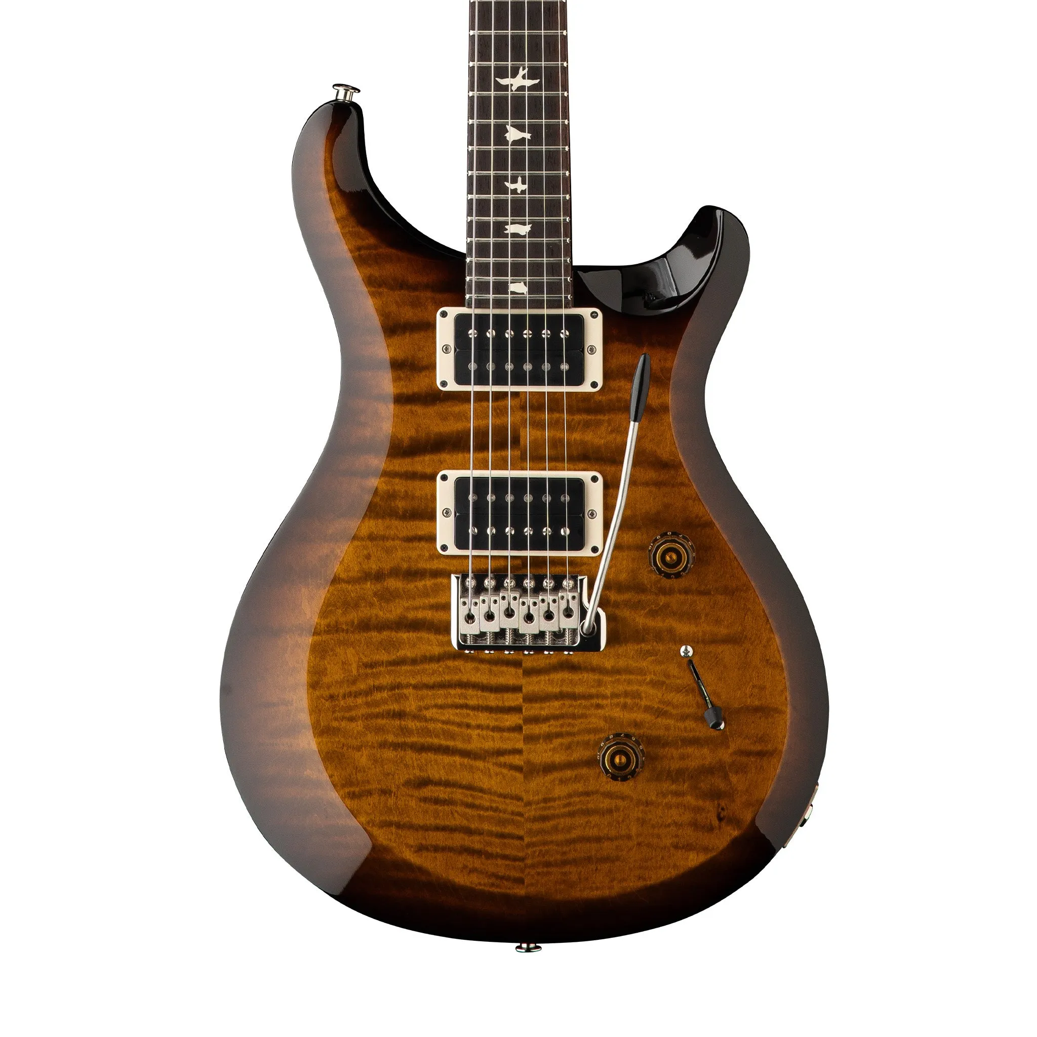 PRS S2 Custom 24 Electric Guitar, Black Amber