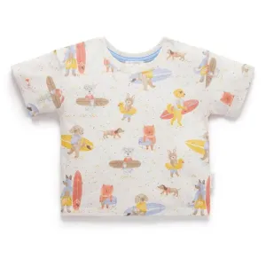 Purebaby Surfing Dogs Relaxed Tee