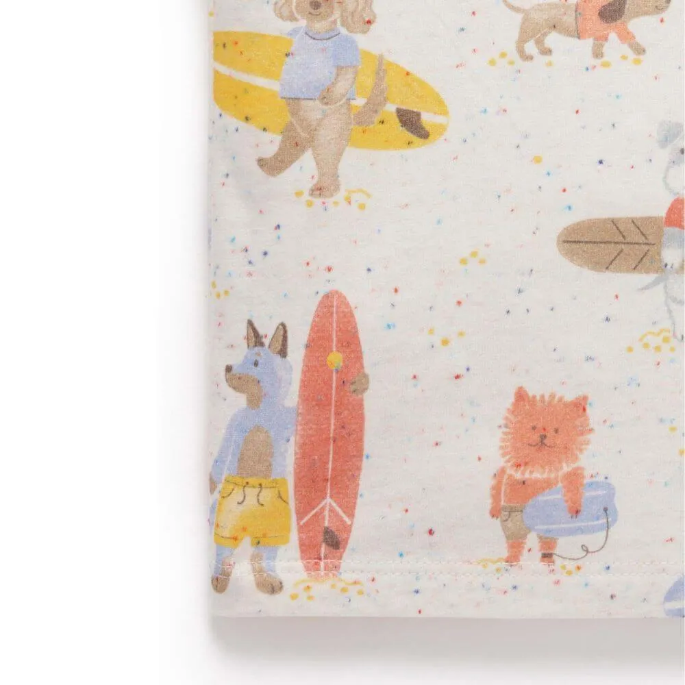 Purebaby Surfing Dogs Relaxed Tee