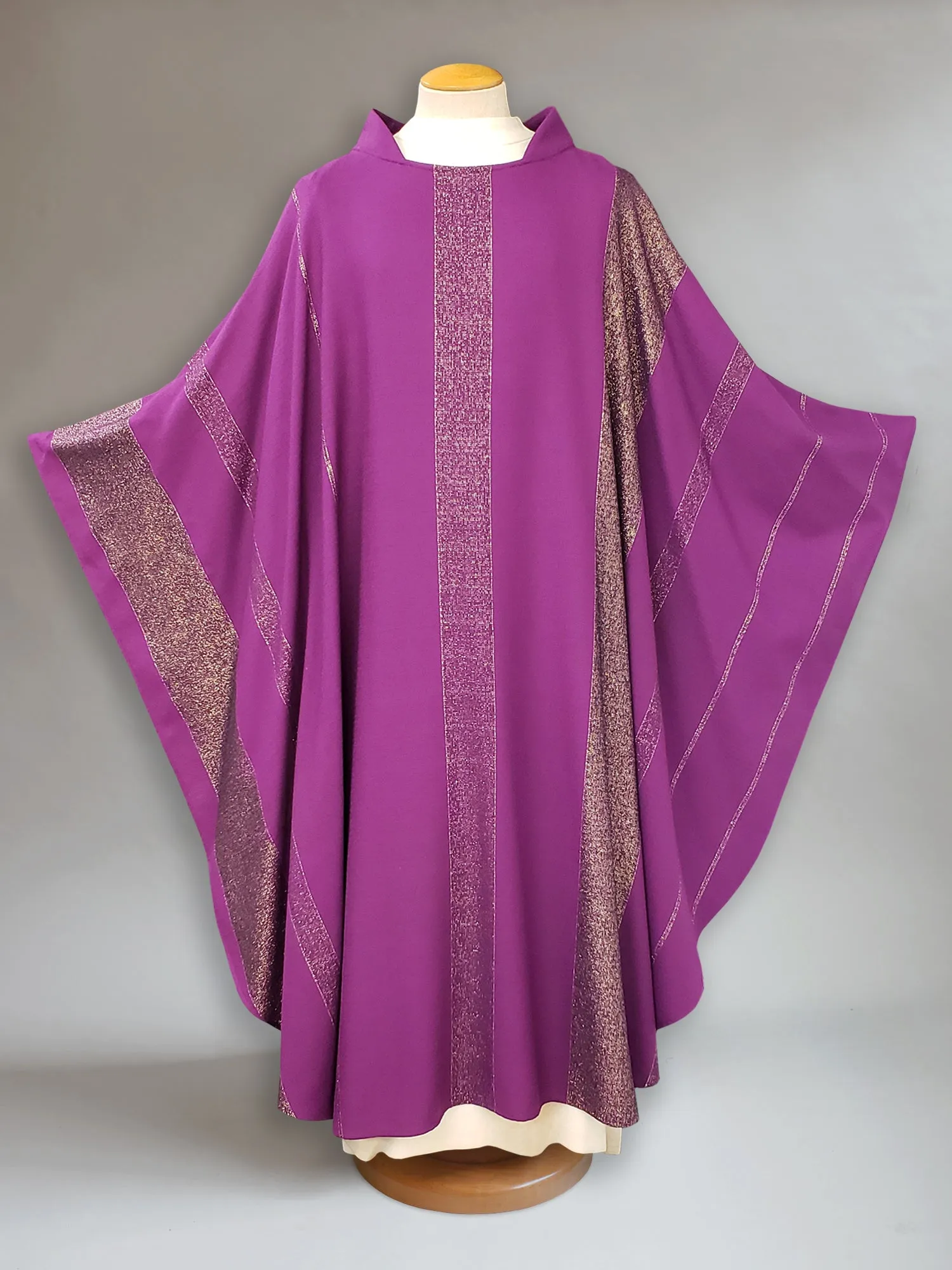 Purple Beaulieux Asymmetrical Sample Chasuble