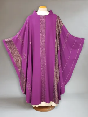 Purple Beaulieux Asymmetrical Sample Chasuble