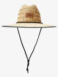 Quiksilver Mens Outsider Straw Lifeguard Hat