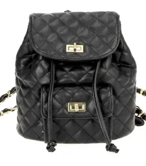 Quilted Chain Backpack