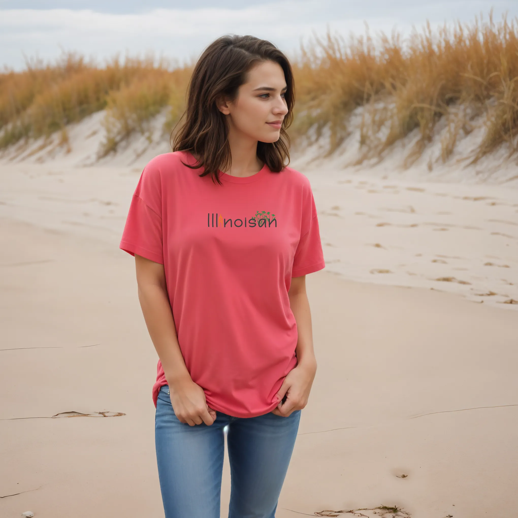 "Illinoisan" Relaxed Fit Crew Unisex T-Shirt