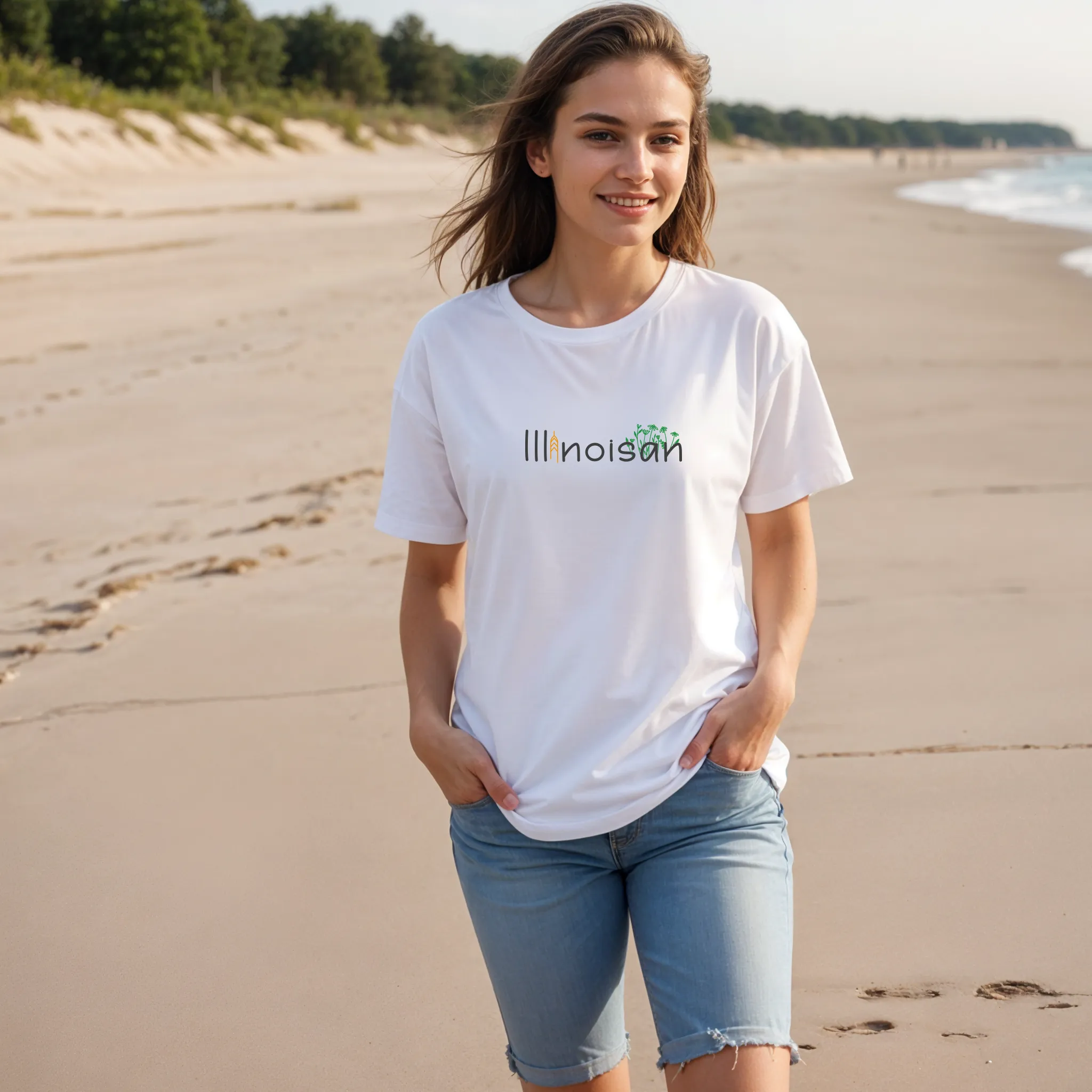 "Illinoisan" Relaxed Fit Crew Unisex T-Shirt