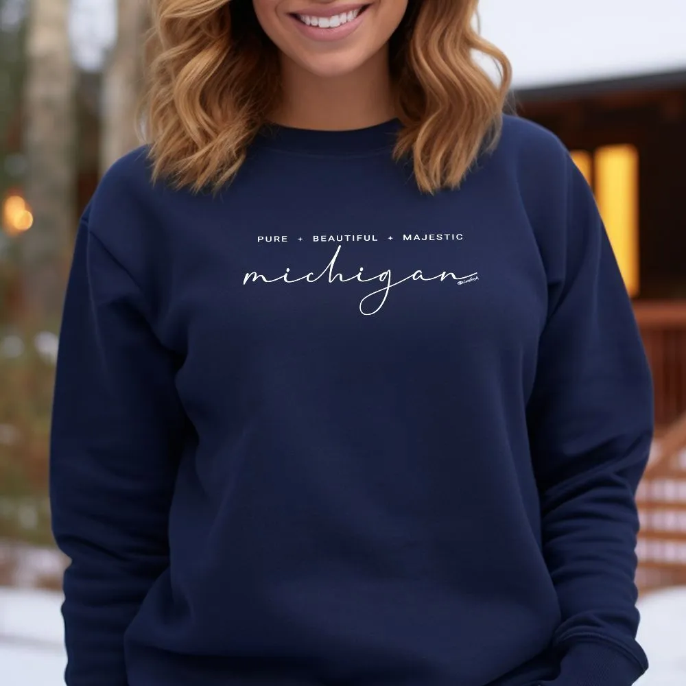 "Majestic" Relaxed Fit Classic Crew Unisex Sweatshirt