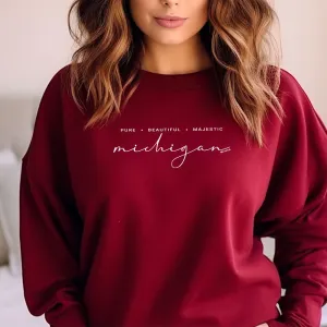 "Majestic" Relaxed Fit Classic Crew Unisex Sweatshirt