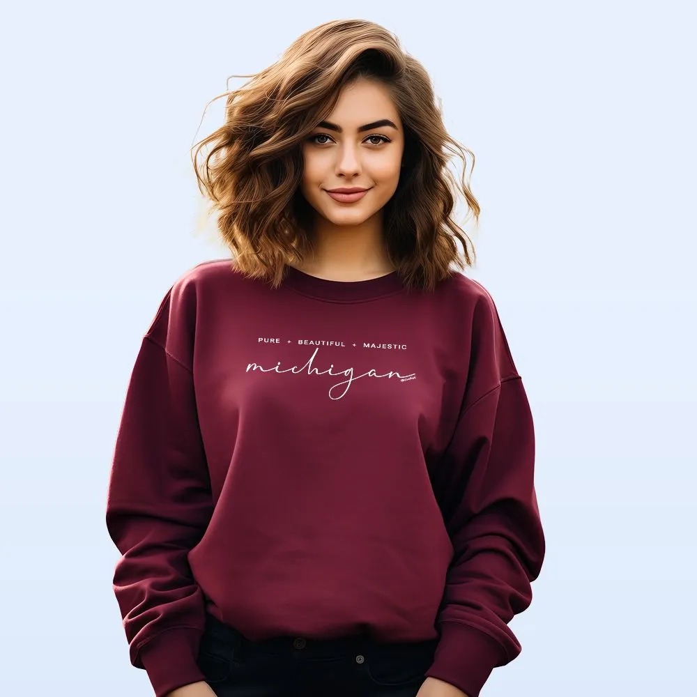 "Majestic" Relaxed Fit Classic Crew Unisex Sweatshirt