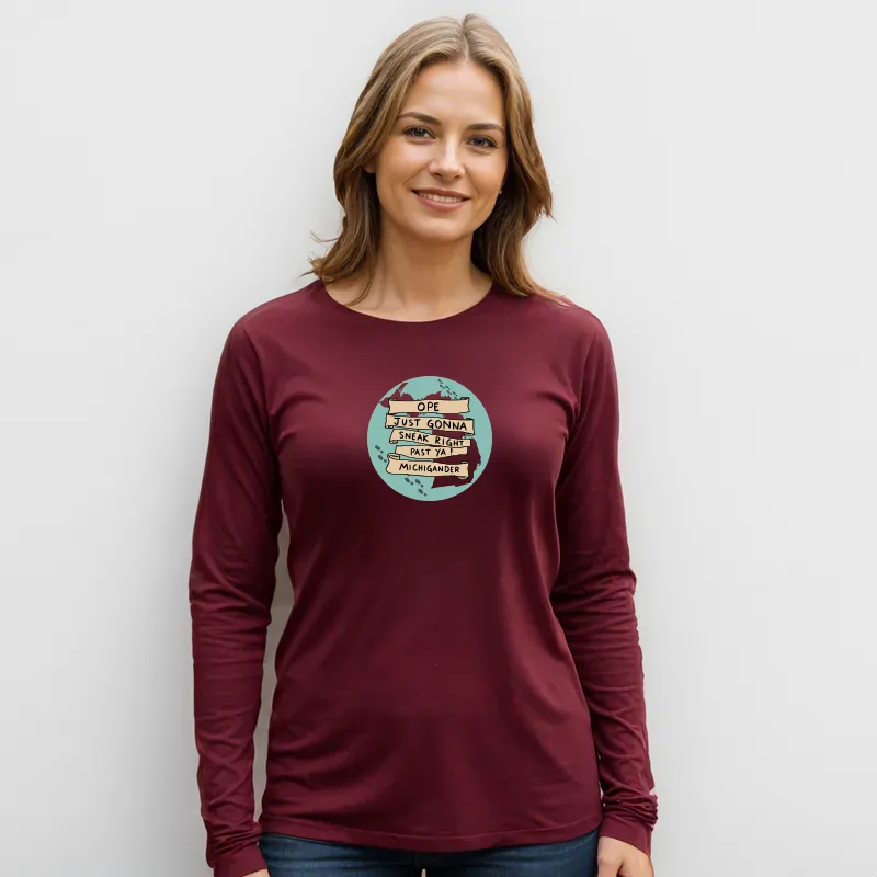 "Ope..." Relaxed Fit Long Sleeve Unisex T-Shirt