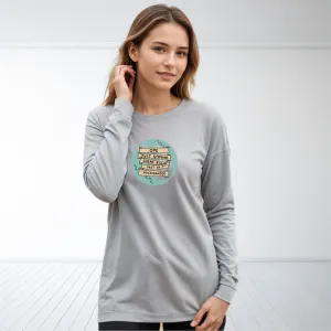 "Ope..." Relaxed Fit Long Sleeve Unisex T-Shirt