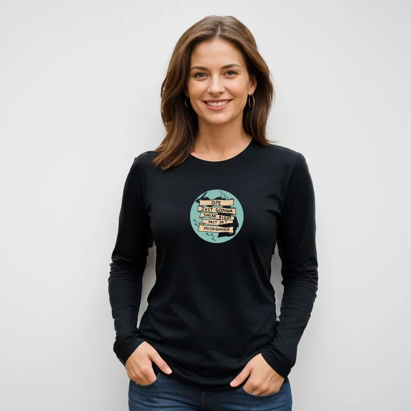 "Ope..." Relaxed Fit Long Sleeve Unisex T-Shirt