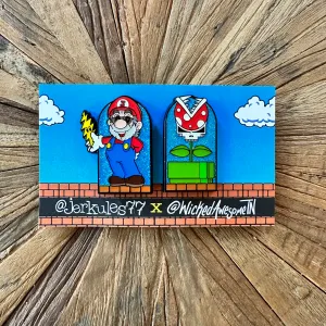"World 1-1" Collaboration Pin Set