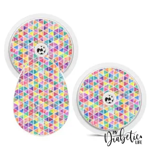 Rainbow Triangles - Bubble Reader Sticker