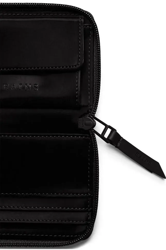 Rains Cartera Small Wallet Velvet Black