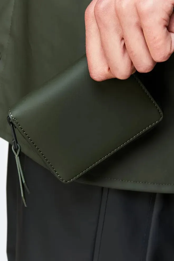 Rains Cartera Small Wallet Verde