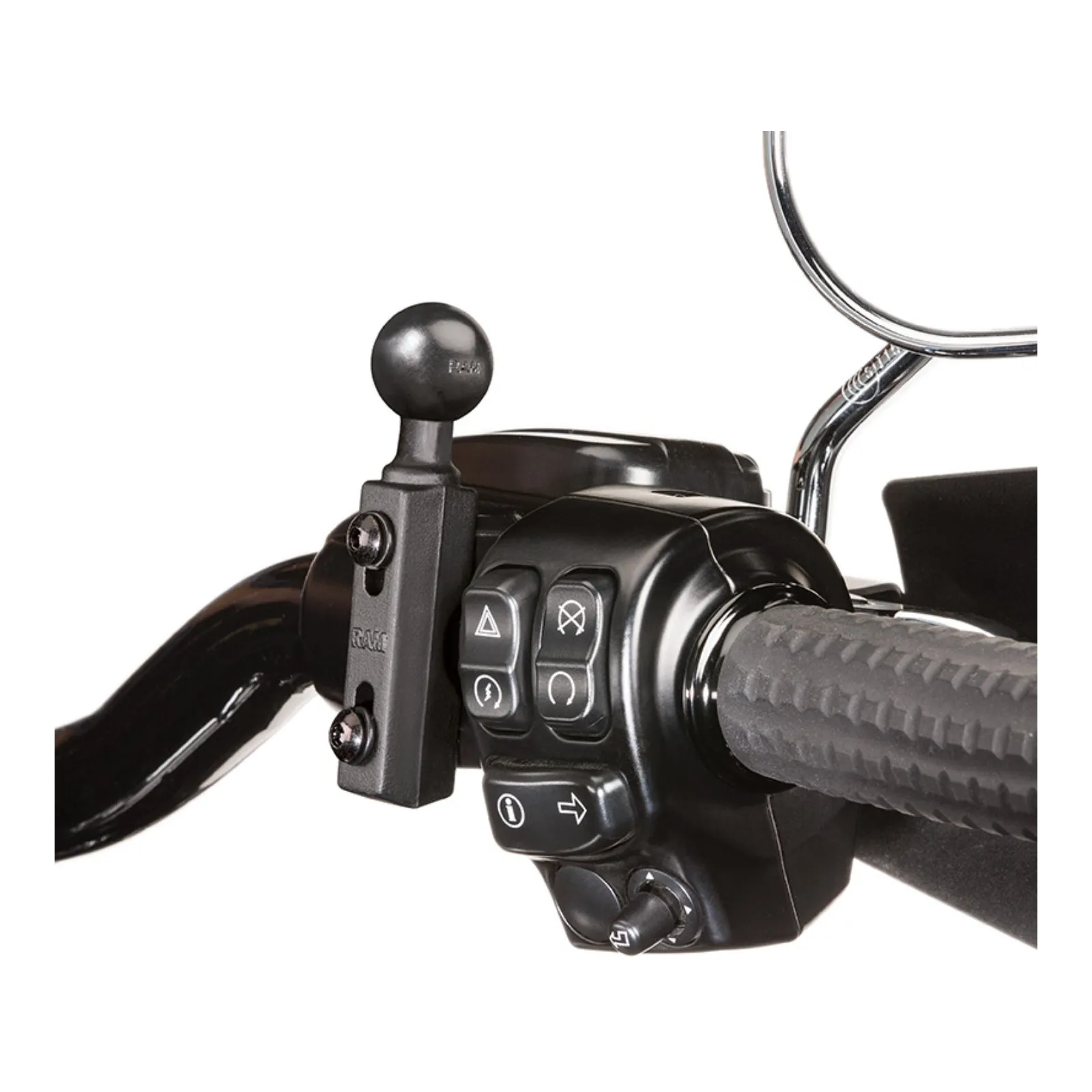RAM Motorcycle Brake/Clutch Reservoir Ball Base