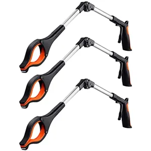 Reacher Grabber Tool, 0°-180° Angled Arm, 90° Rotating Head | RG01 3Pcs