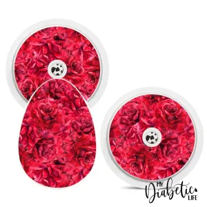 Red Roses - Bubble Reader Sticker