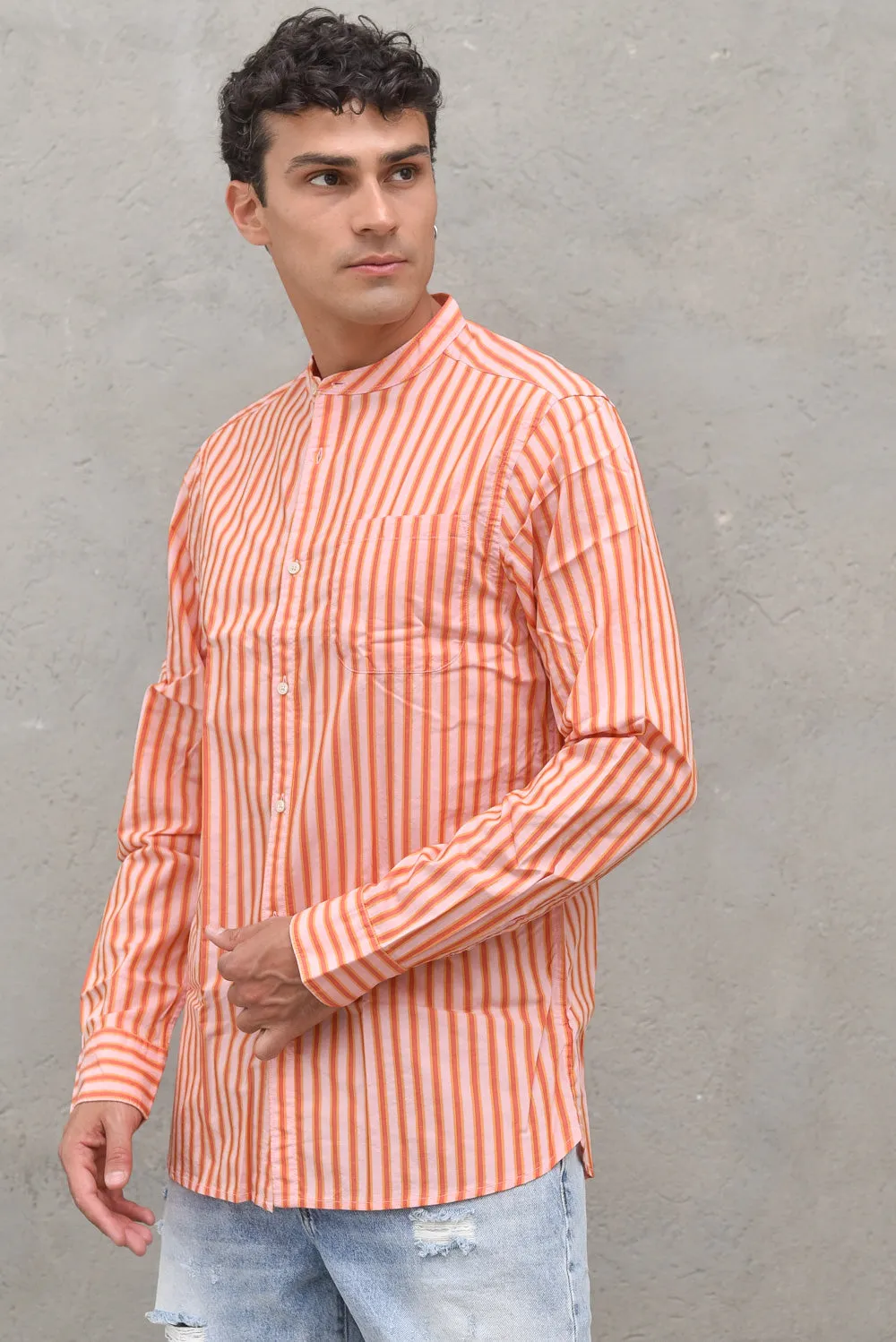 Relaxed Fit - Lightweight Striped Shirt